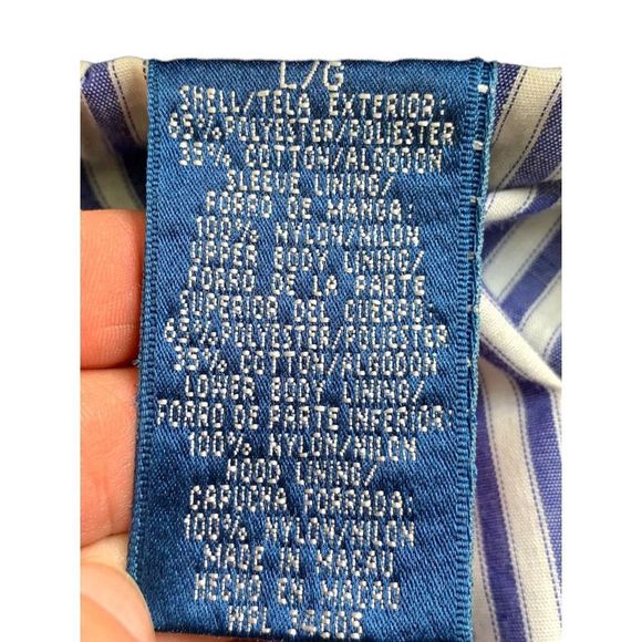 Town Craft Vintage Light Blue Hooded Women’s Jacket L - Picture 6 of 6